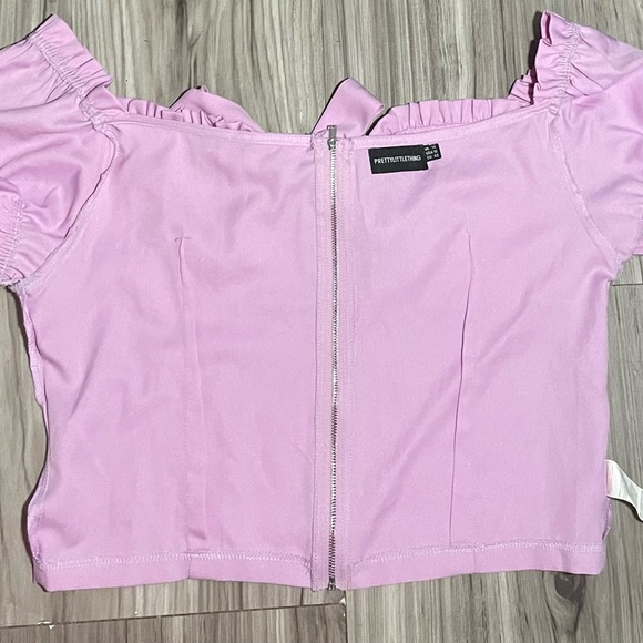 PrettyLittleThing Light Purple Ruffle Blouse - Picture 7 of 8